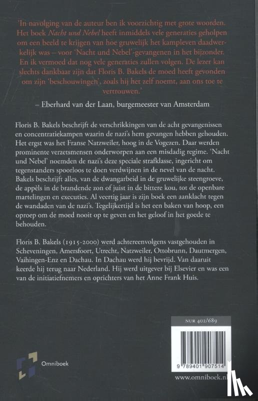Bakels, Floris - Terug uit Nacht und Nebel