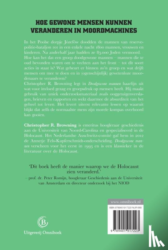 Browning, Christopher R. - Doodgewone mannen