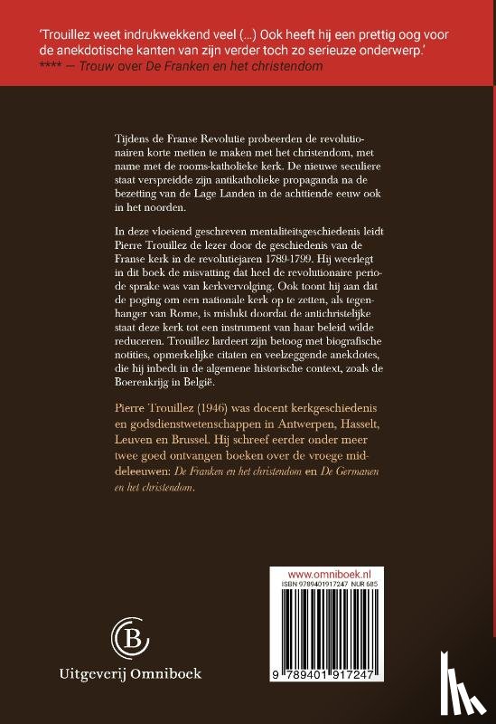 Trouillez, Pierre - De Franse revolutie en het christendom