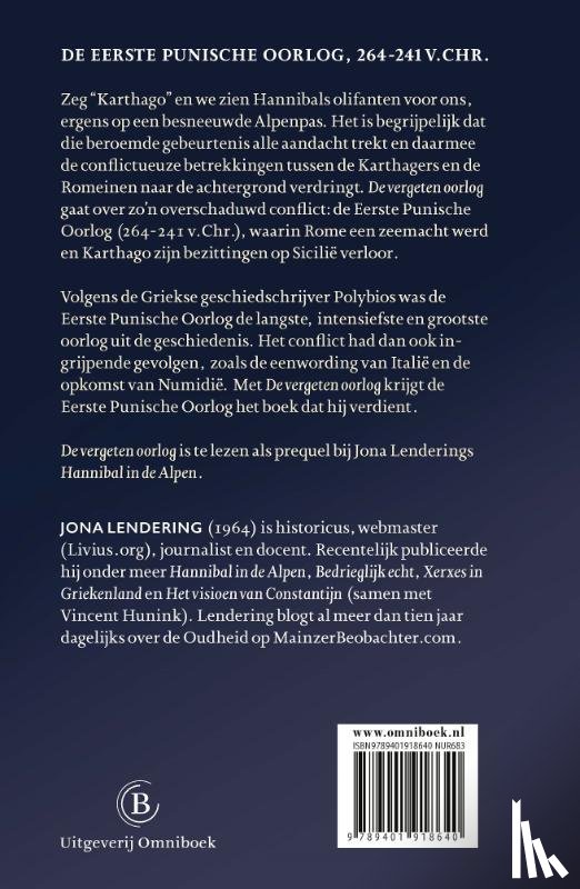 Lendering, Jona - De vergeten oorlog