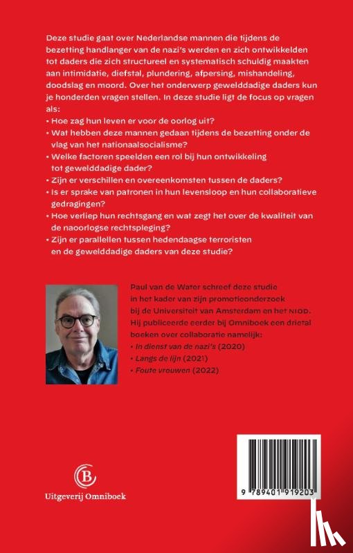 Water, Paul van de - Collaboratie en geweld - handelseditie