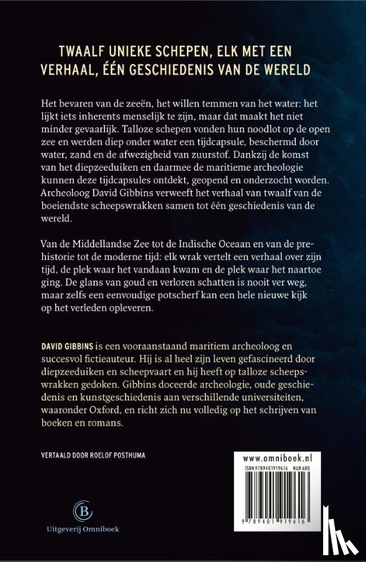 Gibbins, David - Een geschiedenis van de wereld in twaalf scheepswrakken