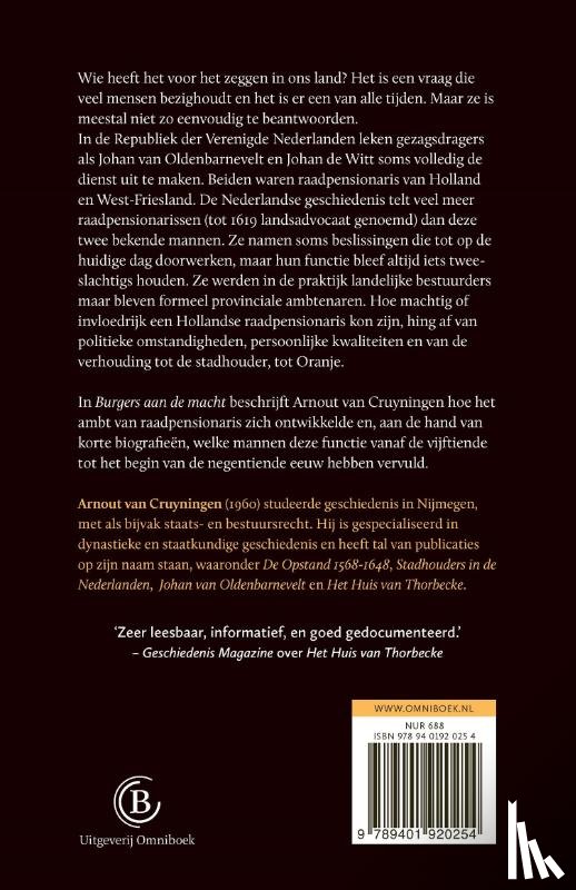 Cruyningen, Arnout van - Burgers aan de macht