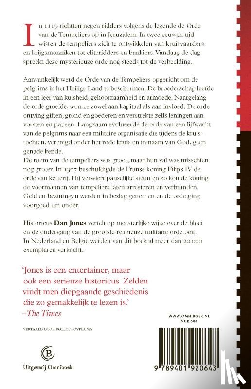 Jones, Dan, Posthuma, Roelof - De Tempeliers