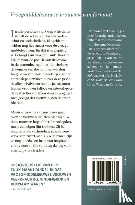 Tuuk, Luit van der - Moeders, mystici en maîtresses