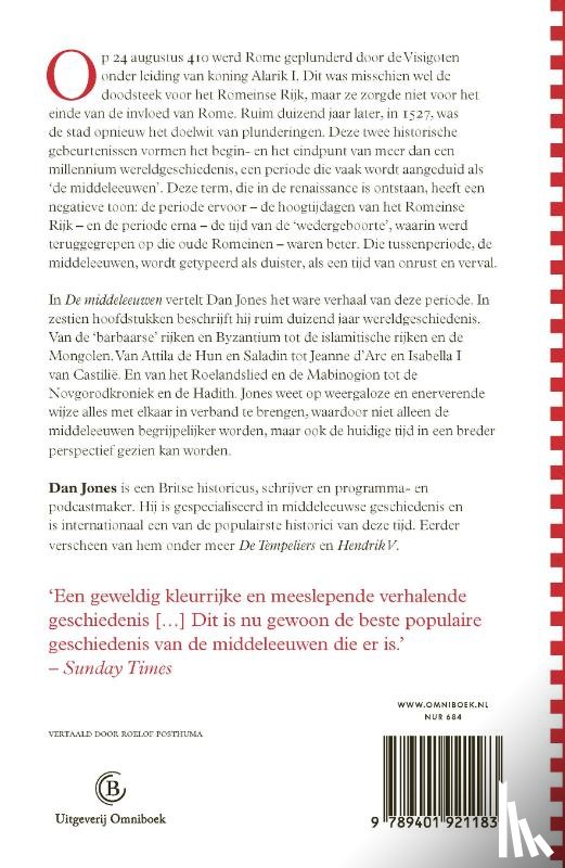 Jones, Dan, Posthuma, Roelof - De middeleeuwen