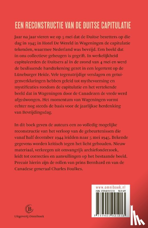 Huijser, Wim, Pepplinkhuizen, Coen, Gruyter, Jelle de - 5 mei 1945