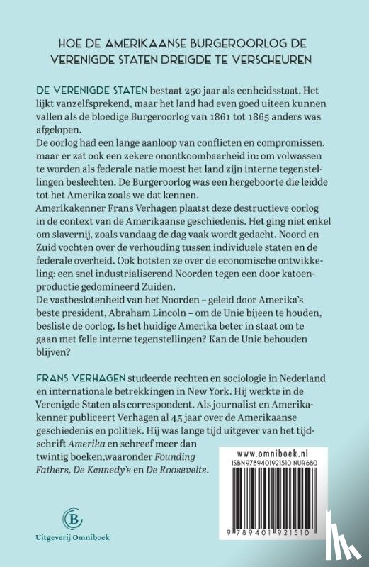 Verhagen, Frans - De Amerikaanse Burgeroorlog