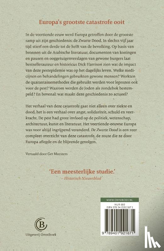 Harrison, Dick - De Zwarte Dood