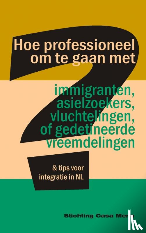 Stichting Casa Mena - Hoe professioneel om te gaan met immigranten, asielzoekers, vluchtelingen, of gedetineerde vreemdelingen