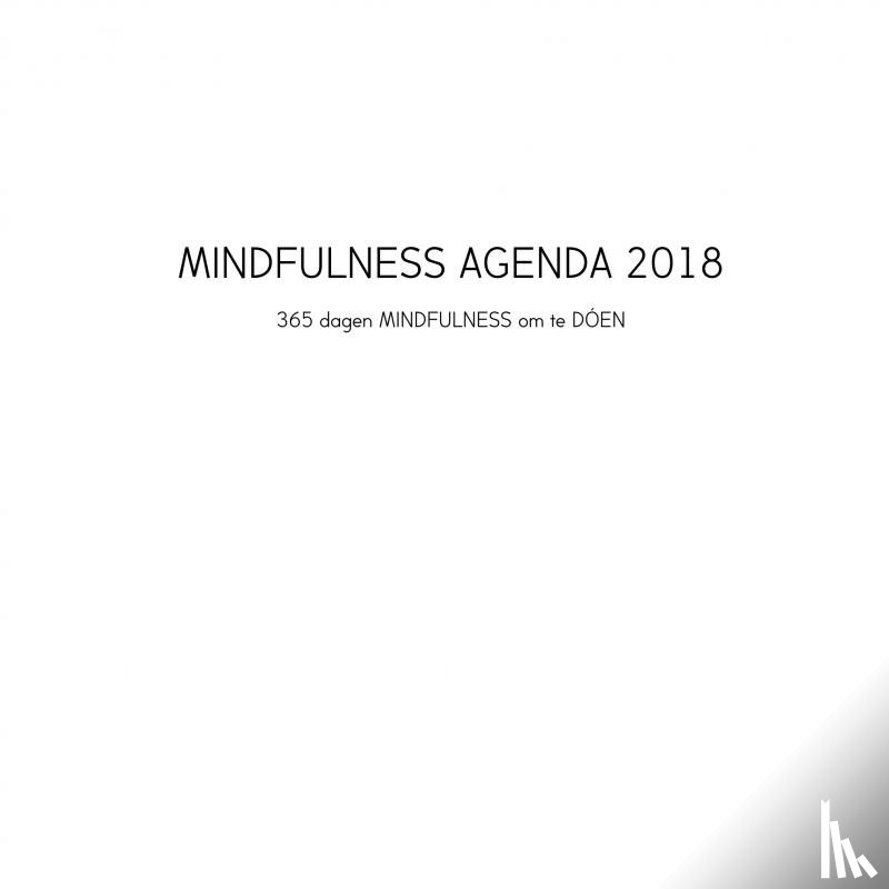 Brands, Cindy - Mindfulness agenda 2018