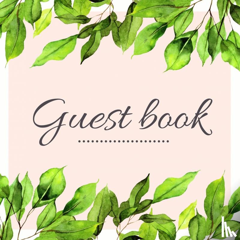 Gastenboeken, Mooie - Green Leaves Floral Tropisch Gastenboek voor Huwelijk | Bruiloft | Verjaardag | Babyshower | Babyborrel | Verjaardag | Pensioen | Feest en meer