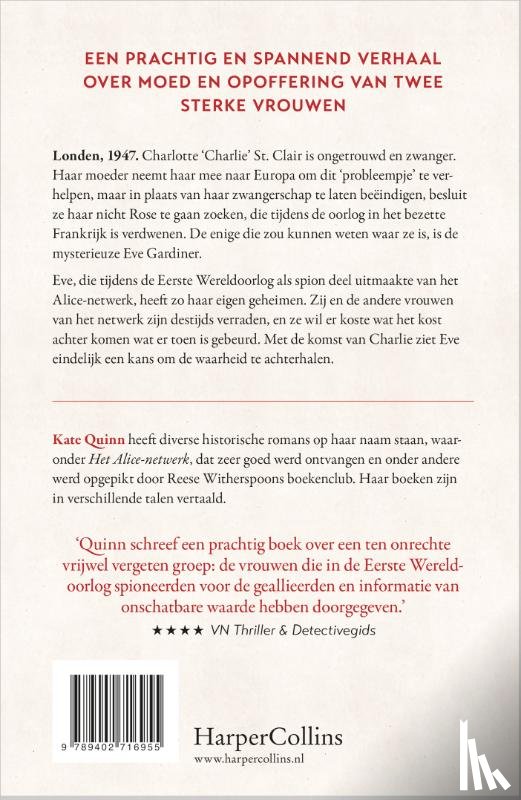 Quinn, Kate - Het Alice-netwerk