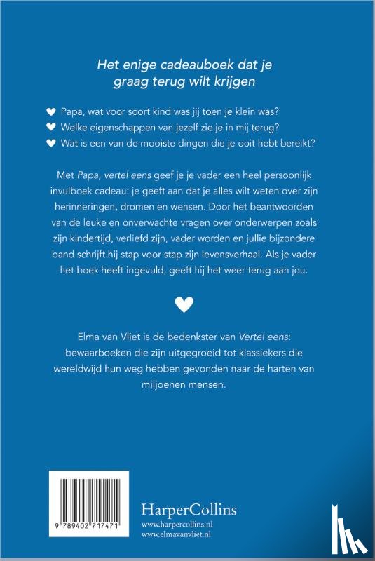 Vliet, Elma van - Papa, vertel eens