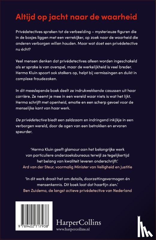 Kluin, Herma - De privédetective