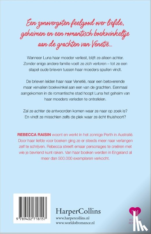 Raisin, Rebecca - Het boekwinkeltje in Venetië