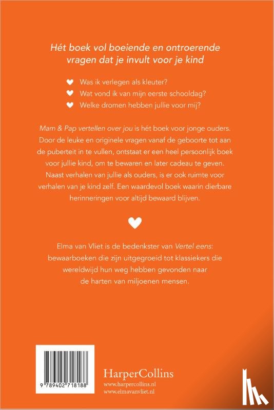 Vliet, Elma van - Mam & Pap vertellen over jou