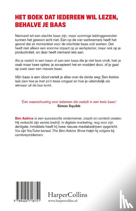 Askins, Ben - Mijn baas is een idioot