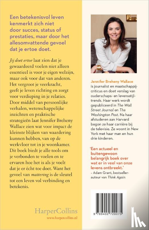 Wallace, Jennifer Breheny - Jij doet ertoe