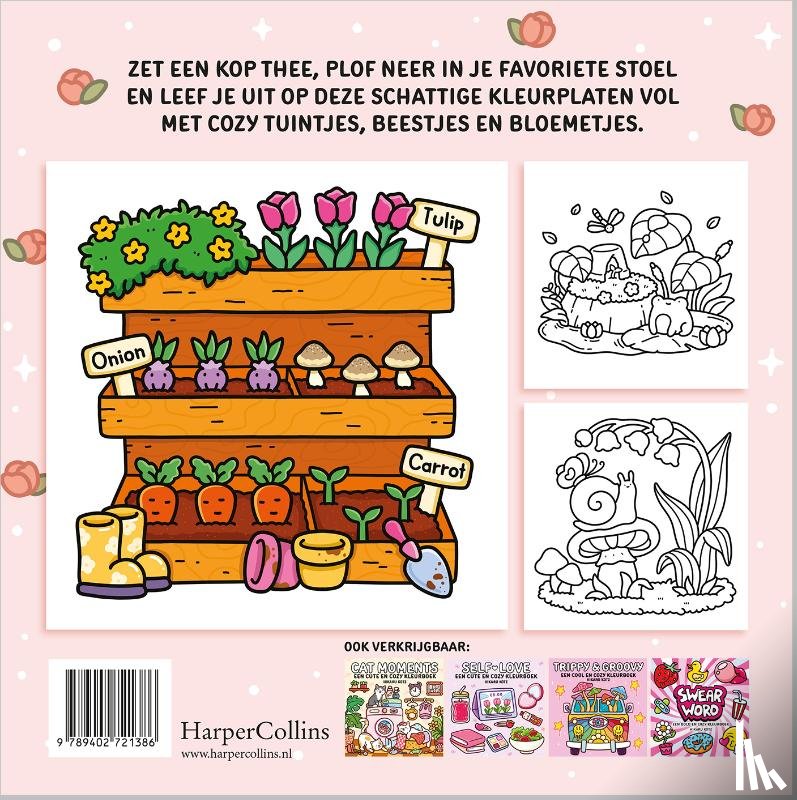 Kotz, Hikaru - Garden Corners – een cute en cozy kleurboek