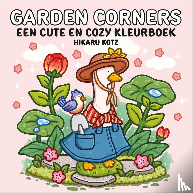 Kotz, Hikaru - Garden Corners – een cute en cozy kleurboek