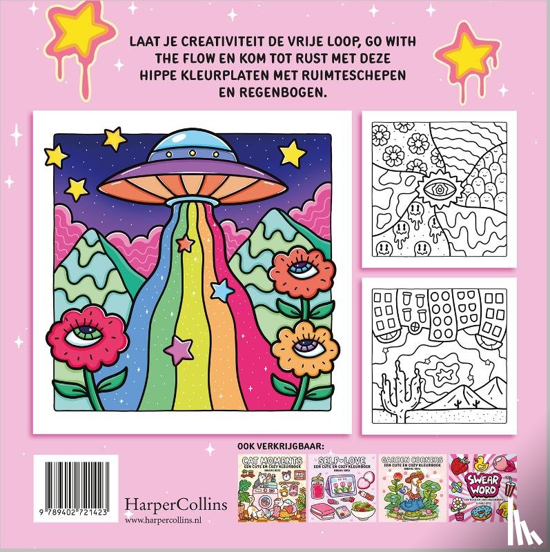Kotz, Hikaru - Trippy & Groovy – een cool en cozy kleurboek