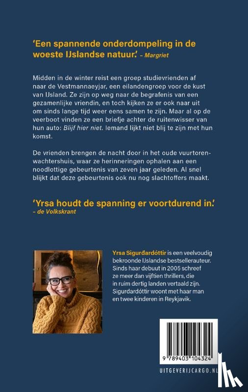 Sigurdardottir, Yrsa - Blijf hier niet