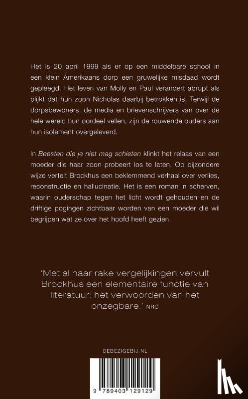 Brockhus, Femke - Beesten die je niet mag schieten