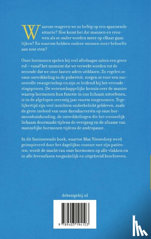 Nieuwdorp, Max - Wij zijn onze hormonen