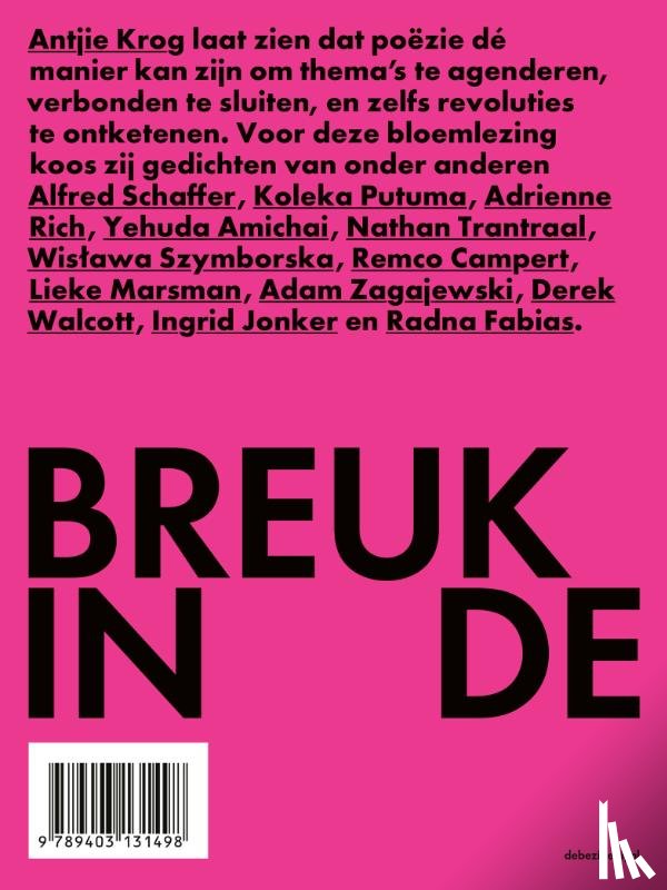 Krog, Antjie - Breuk in de horizon