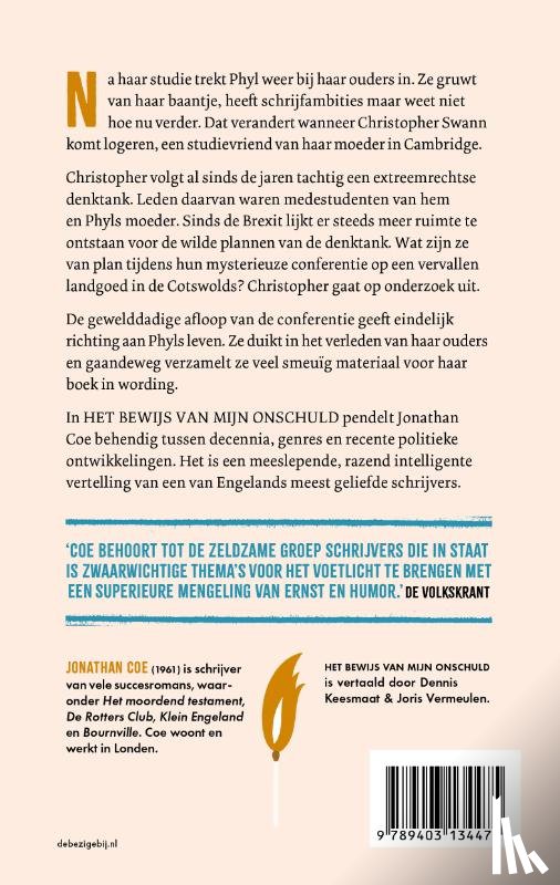 Coe, Jonathan - Het bewijs van mijn onschuld