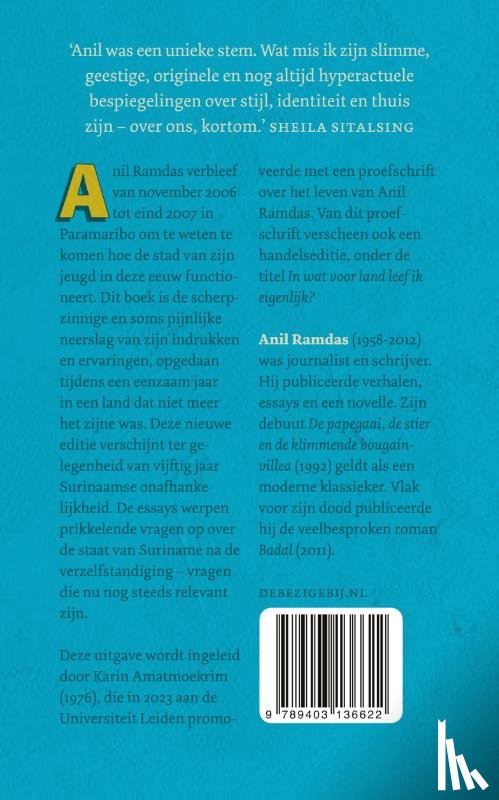 Ramdas, Anil - Paramaribo, de vrolijkste stad in de jungle