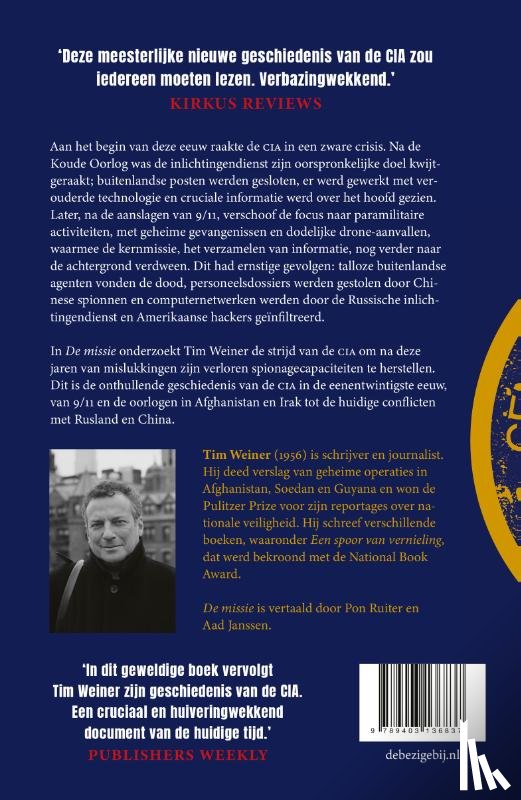 Weiner, Tim - De missie