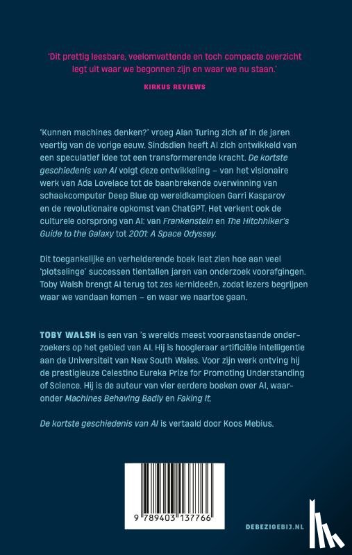 Walsh, Toby - De kortste geschiedenis van AI