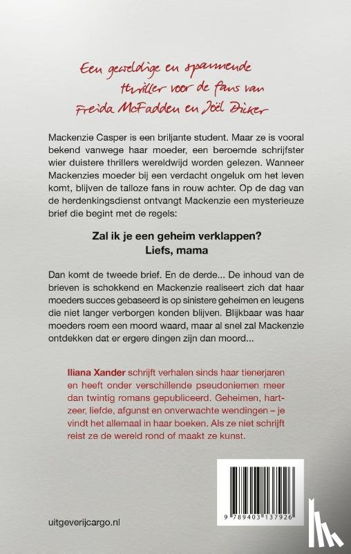 Xander, Iliana - Liefs, mama