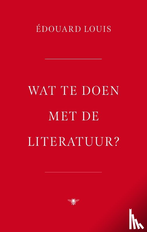 Louis, Édouard - Wat te doen met de literatuur?
