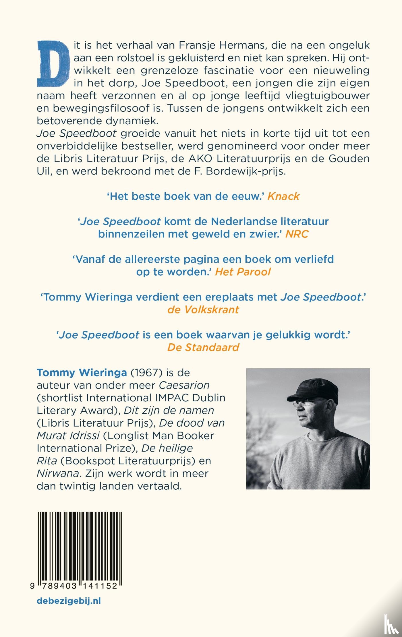 Wieringa, Tommy - Joe Speedboot