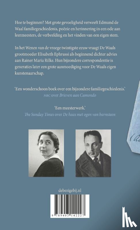 Waal, Edmund de - Hoe te beginnen