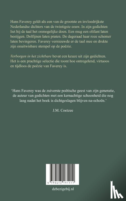 Faverey, Hans - Verborgen in het onzichtbare