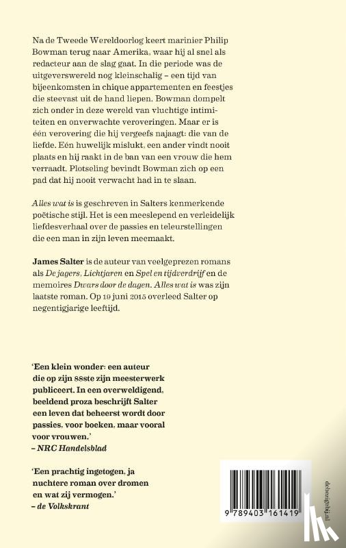 Salter, James - Alles wat is