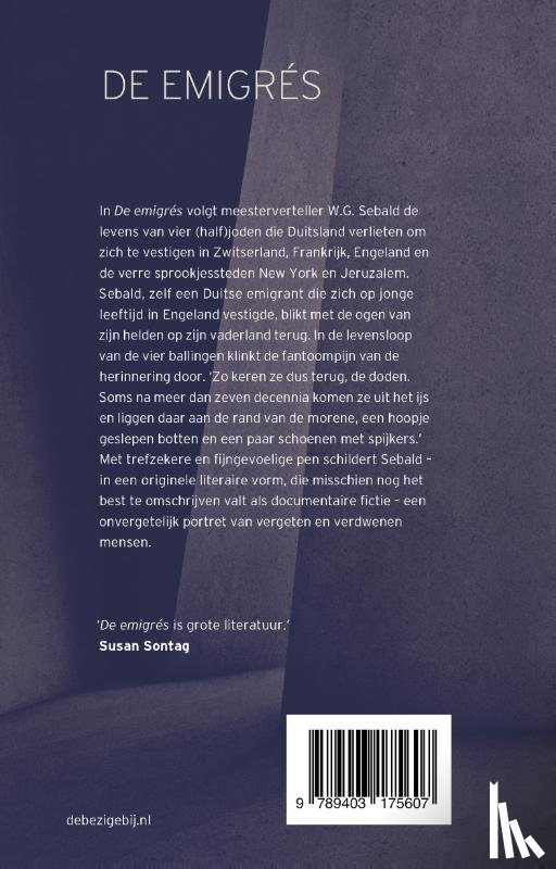 Sebald, W.G. - De emigrés