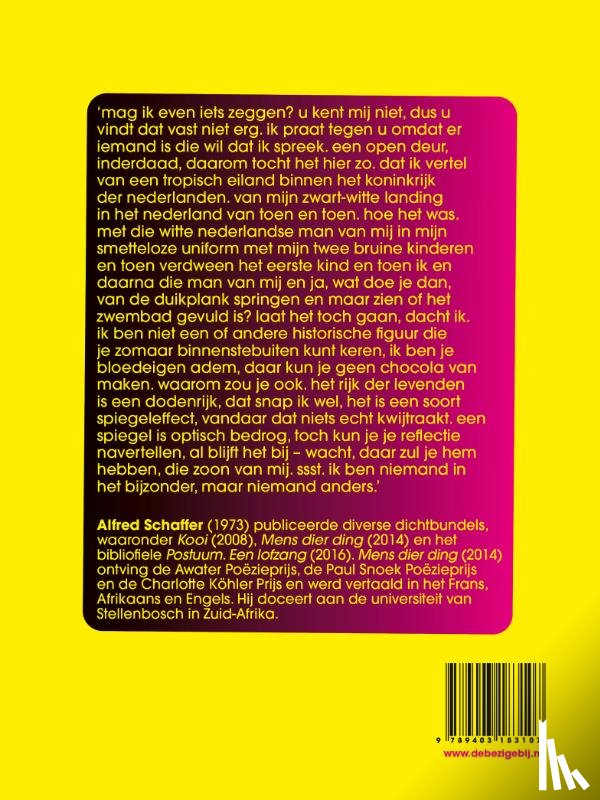 Schaffer, Alfred - Wie was ik