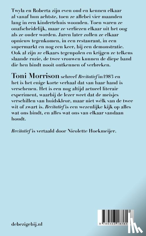 Morrison, Toni - Recitatief