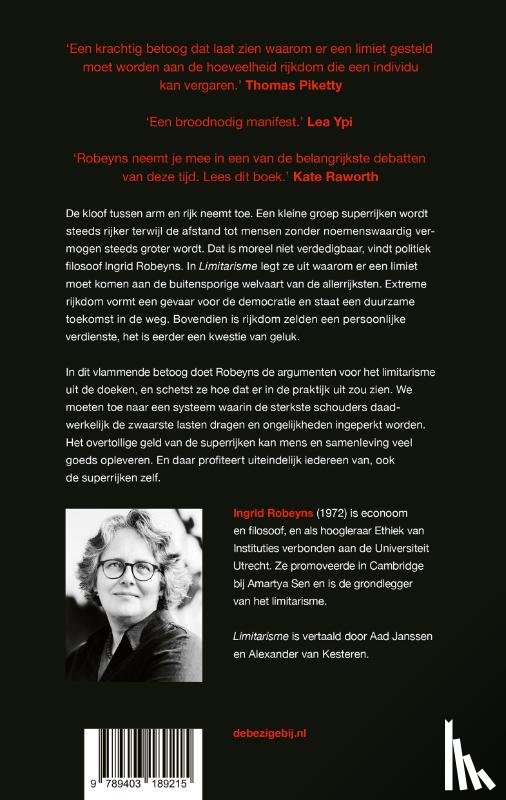 Robeyns, Ingrid - Limitarisme
