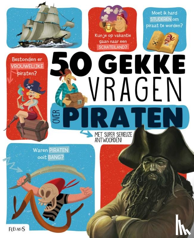 Billioud, Jean-Michel - 50 gekke vragen over piraten