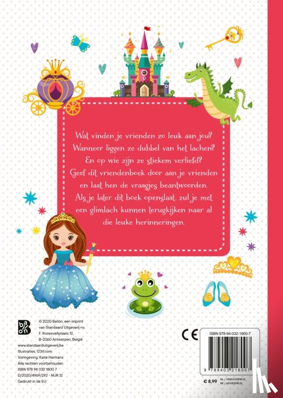  - Vriendenboek Prinsessen