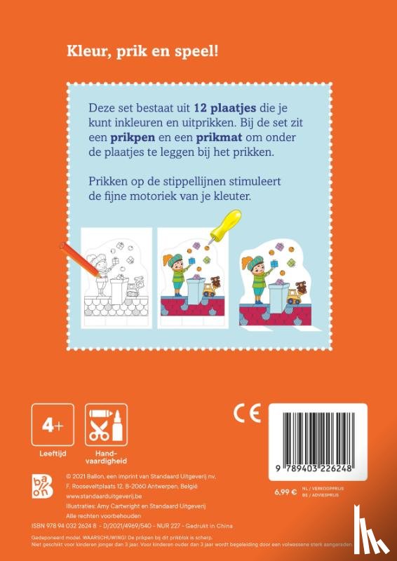  - Kleur- en prikblok Sinterklaas