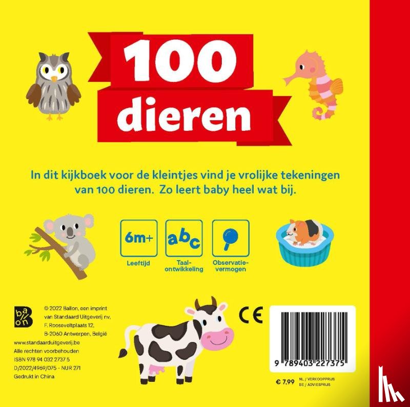 - 100 dieren