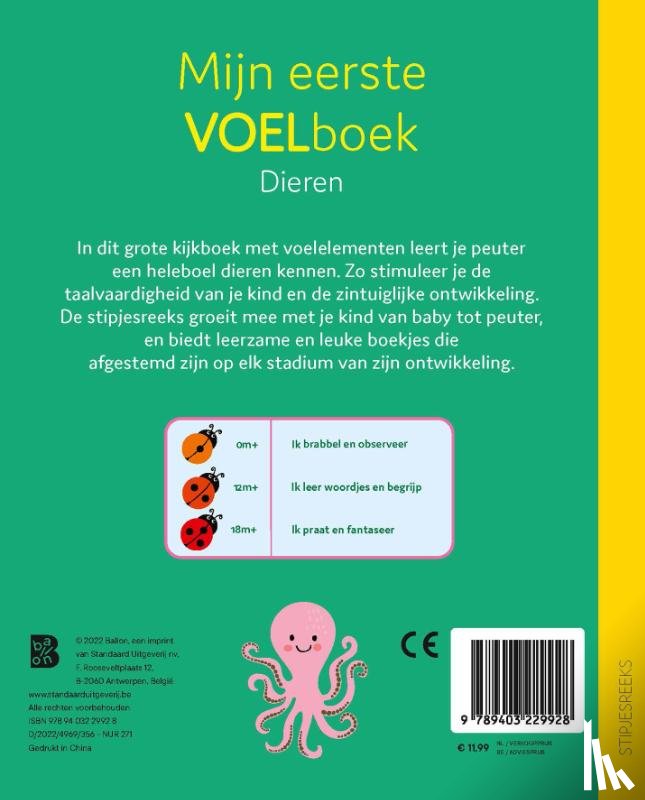  - Mijn eerste voelboek: Dieren