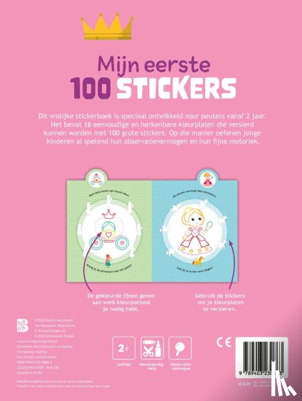  - Mijn eerste 100 stickers: prinsessen